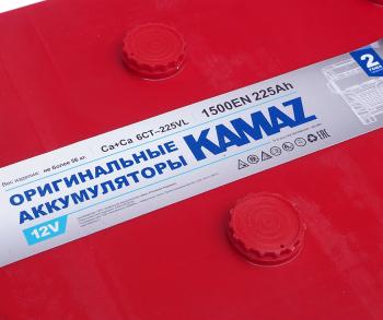 28 599 р. Аккумулятор КАМАЗ 225Ач обратная полярность (ОАО КАМАЗ) ЕАЗ 6ст225(3)  с доставкой в г. Вологда. Увеличить фотографию 3