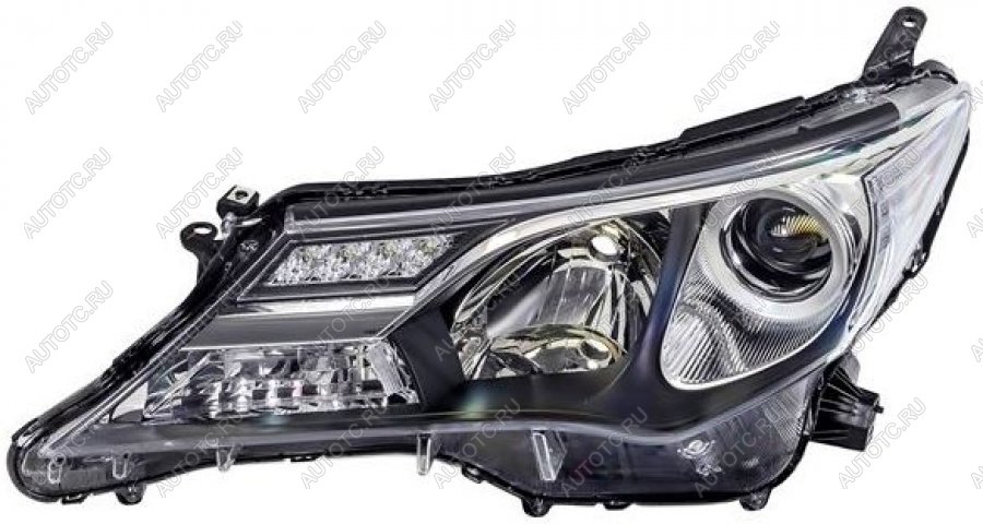 20 549 р. Левая фара (под корректор, диодная) BODYPARTS  Toyota RAV4  XA40 (2012-2015) 5 дв. дорестайлинг  с доставкой в г. Вологда