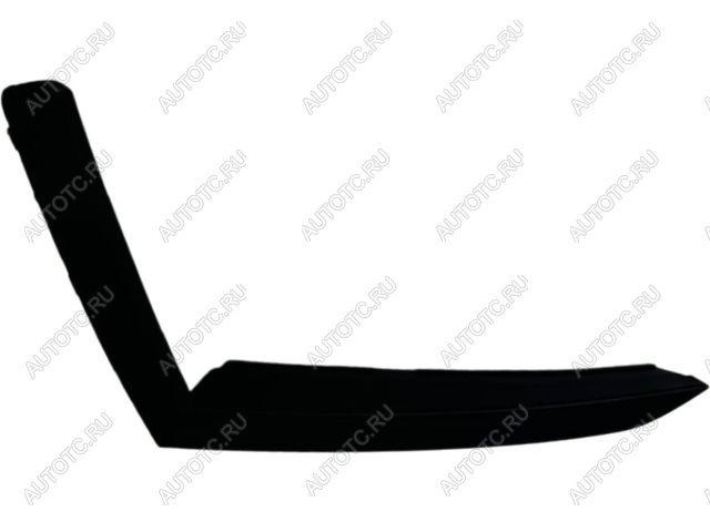 429 р. Левый молдинг переднего бампера BODYPARTS Skoda Octavia А8 лифтбэк (2019-2022) (Черный)  с доставкой в г. Вологда