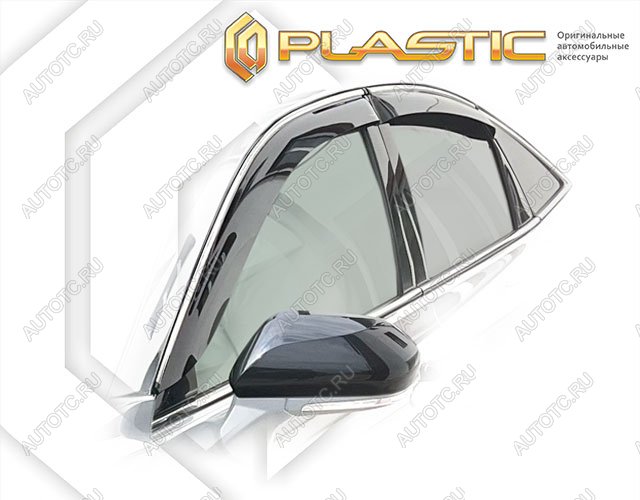 2 079 р. Дефлектор окон CA-Plastic  Toyota Avalon  XX50 (2018-2023) (Classic полупрозрачный)  с доставкой в г. Вологда