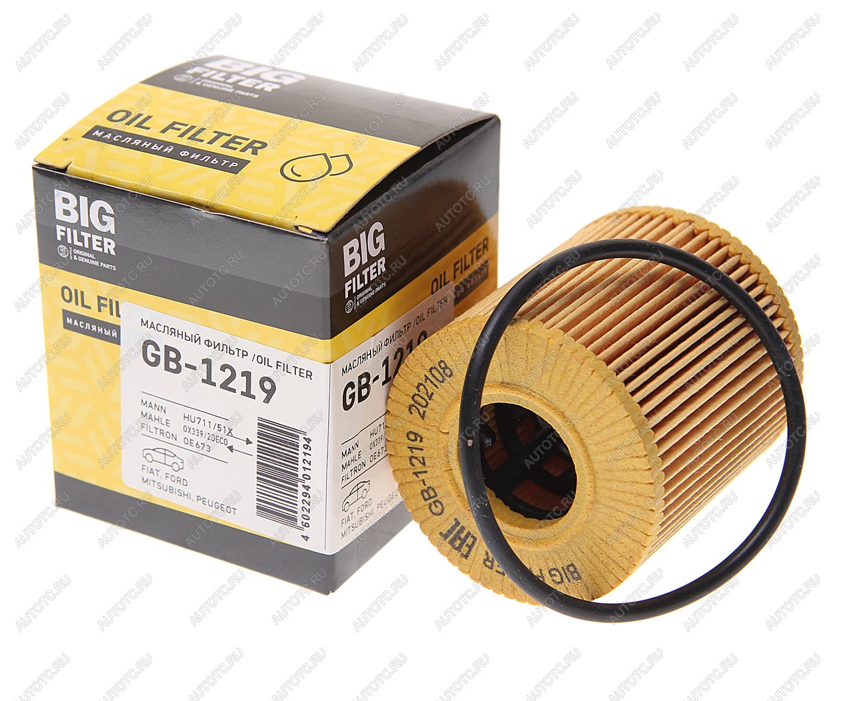 429 р. Фильтр масляный PEUGEOT Boxer CITROEN C2-C8,Jumper FIAT Ducato FORD Transit (06-),Mondeo BIG FILTER BIG FILTER gb-1219 BIG FILTER gb-1219  с доставкой в г. Вологда