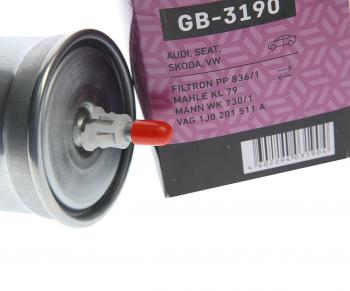 699 р. Фильтр топливный VW AUDI SEAT SKODA BIG FILTER BIG FILTER gb-3190 BIG FILTER gb-3190  с доставкой в г. Вологда. Увеличить фотографию 2