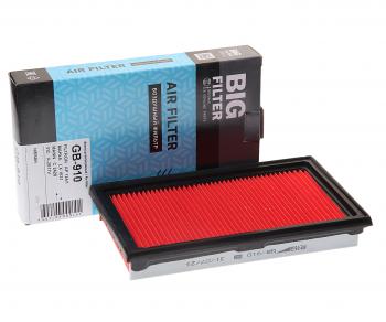 Фильтр воздушный NISSAN Note (E11) (1.6),Qashqai J10E (1.5),Tiida C11X (1.6),Micra K12 (1.6) BIG FIL BIG FILTER gb-910 BIG FILTER gb-910