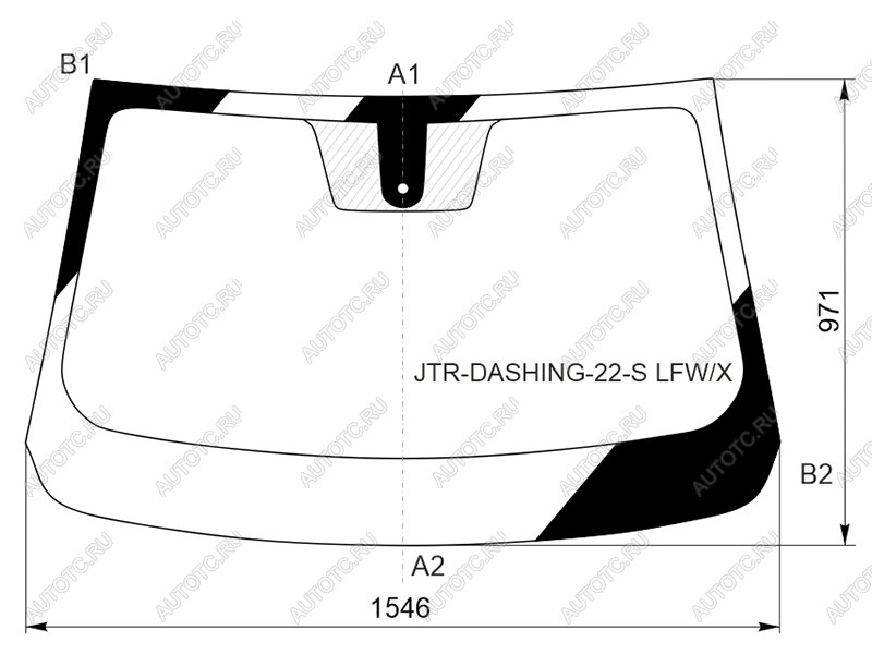 12 999 р. Стекло лобовое (Датчик дождя) Jetour Dashing 22- XYG JTR-DASHING-22-S LFW/X  с доставкой в г. Вологда