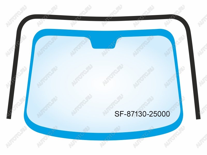1 749 р. Молдинг заднего стекла Hyundai Accent 99-12  Verna 00-06  ТагАЗ Accent 99-12 SAT SF-87130-25000  с доставкой в г. Вологда