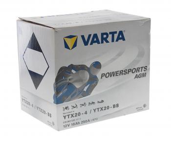 9 649 р. Аккумулятор VARTA MOTO AGM 18Ач VARTA 6ст18 518 902 026 (ytx20-4(bs))  с доставкой в г. Вологда. Увеличить фотографию 3