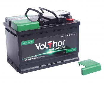 20 549 р. Аккумулятор VOLTHOR AGM 70Ач обратная полярность VOLTHOR 6ст70(0)  с доставкой в г. Вологда. Увеличить фотографию 2