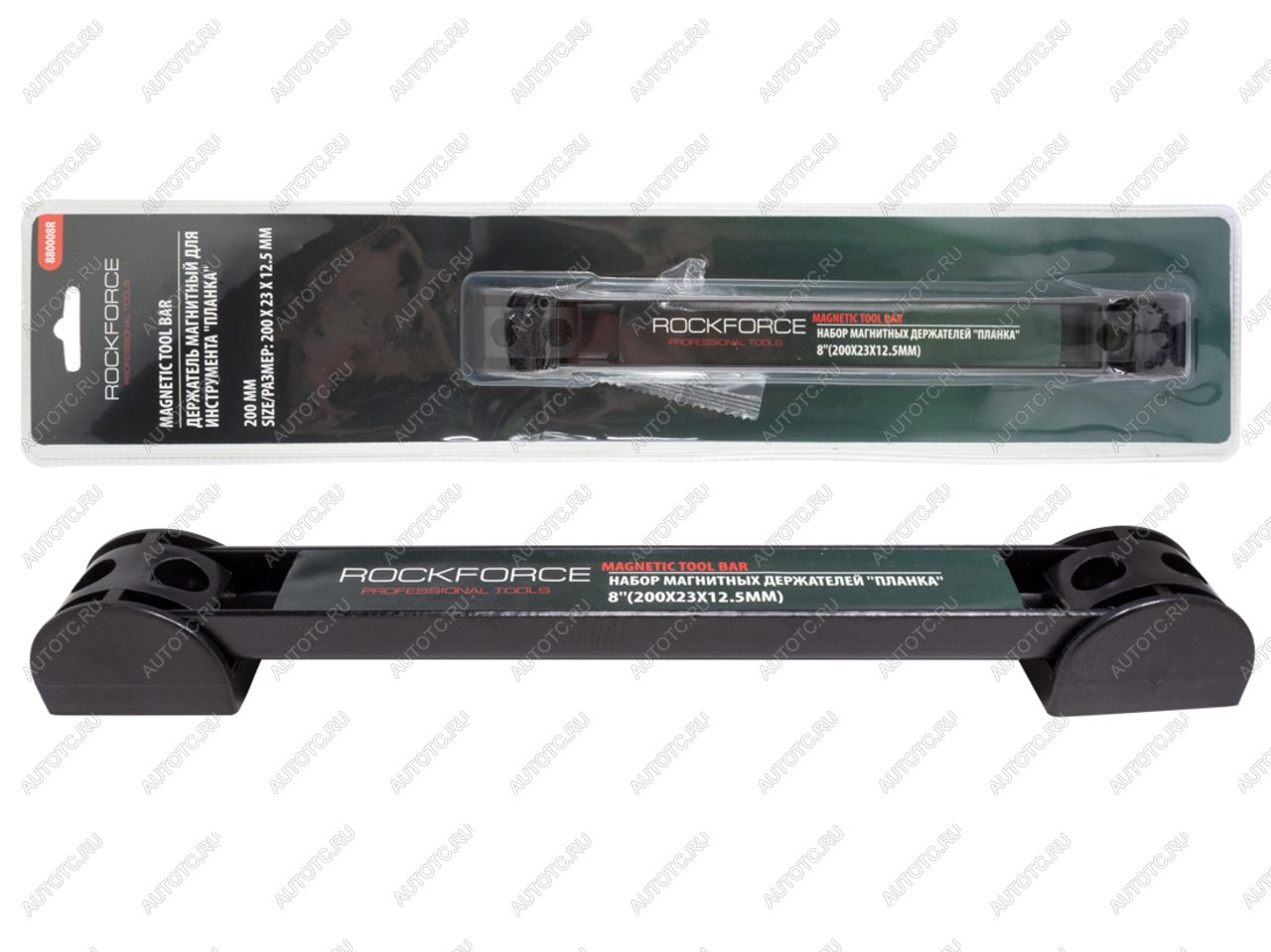 629 р. Держатель инструмента магнитный (планка) 200мм ROCKFORCE ROCKFORCE rf-880008r  с доставкой в г. Вологда
