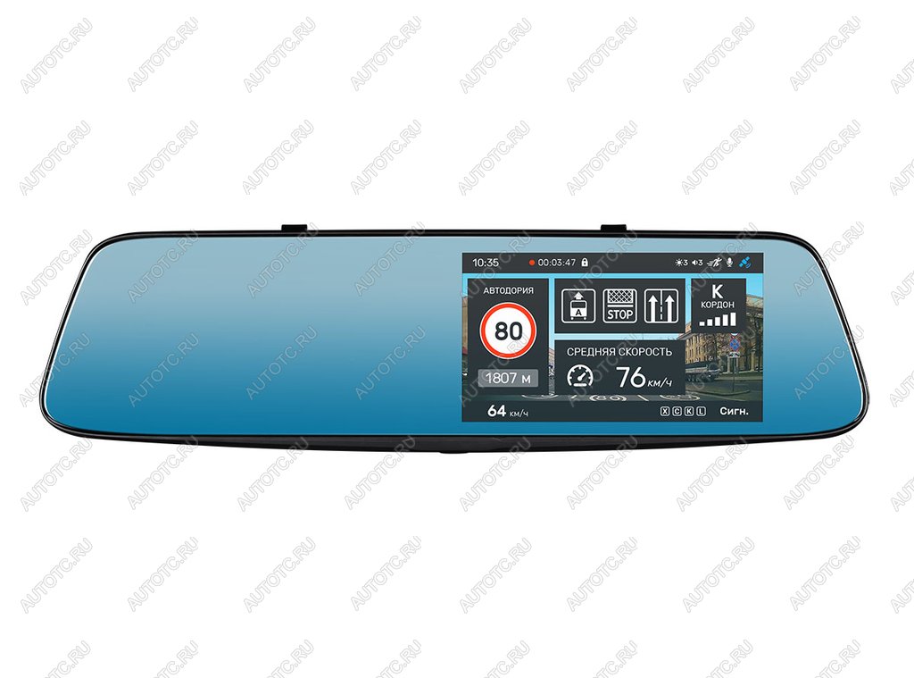 12 199 р. Видеорегистратор с радар-детектором в зеркале GPS INCAR INCAR sdr-230  с доставкой в г. Вологда