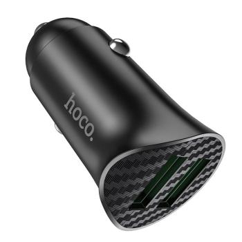 449 р. Устройство зарядное в прикуриватель 2USB 12V HOCO HOCO z39 black  с доставкой в г. Вологда. Увеличить фотографию 4