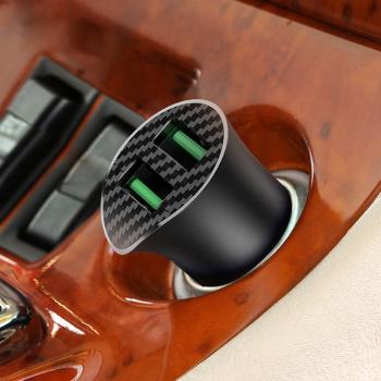 449 р. Устройство зарядное в прикуриватель 2USB 12V HOCO HOCO z39 black  с доставкой в г. Вологда. Увеличить фотографию 5
