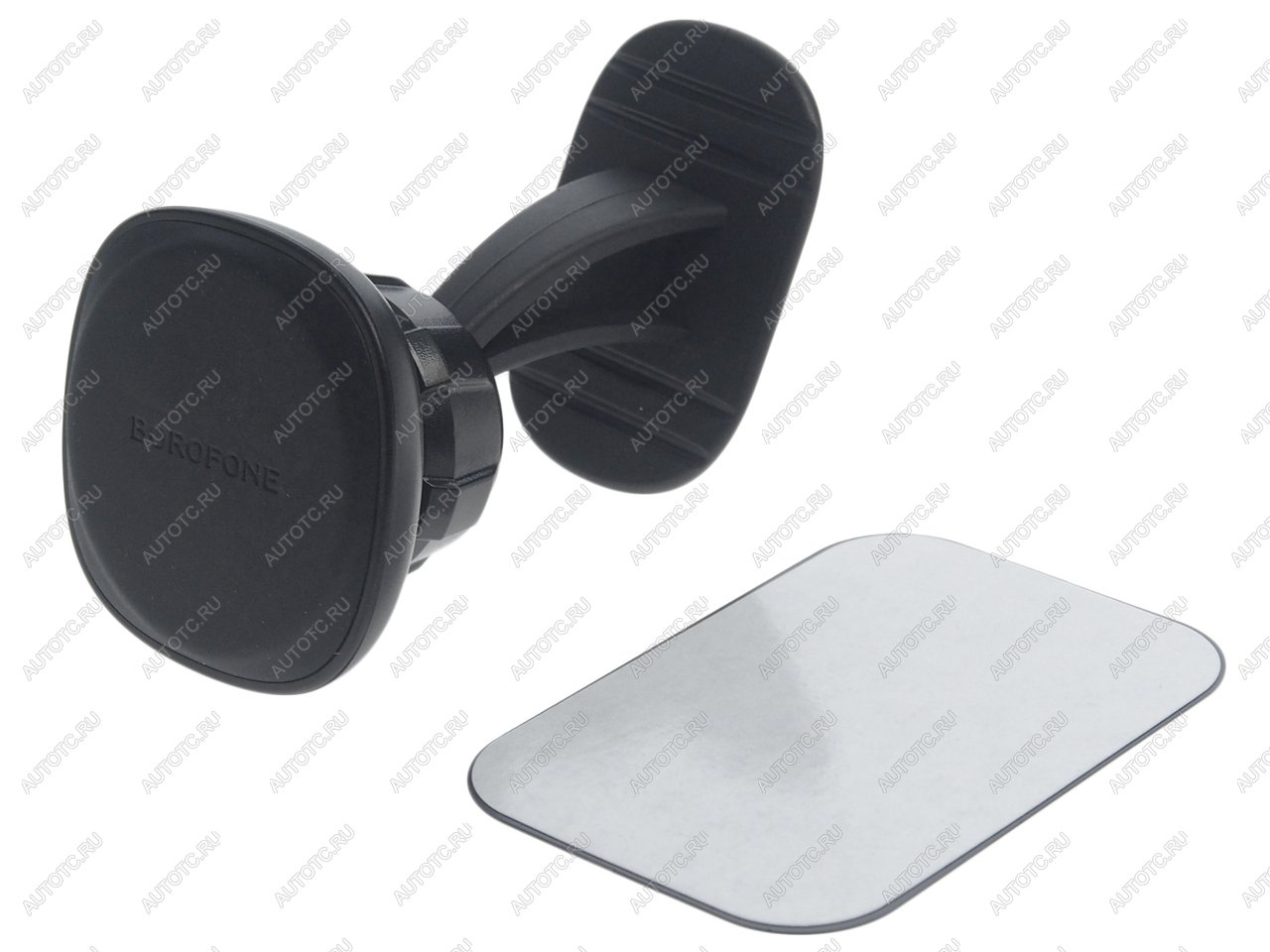 172 р. Держатель телефона универсальный магнитный черный BOROFONE BOROFONE bh103 black  с доставкой в г. Вологда