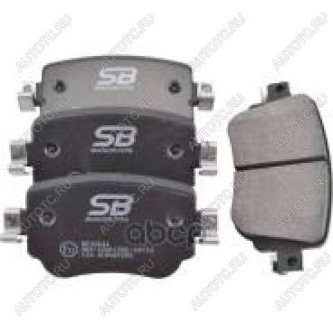 3 799 р. Колодки тормозные задние BREMBO Skoda Octavia A7 дорестайлинг лифтбэк (2012-2017)  с доставкой в г. Вологда