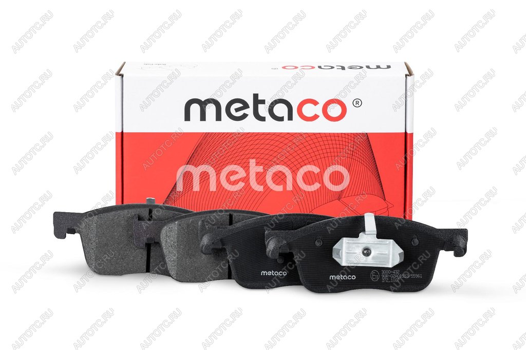 3 199 р. Колодки тормозные передние (4шт.) METACO CITROEN Jumper 230 (1994-2002)  с доставкой в г. Вологда