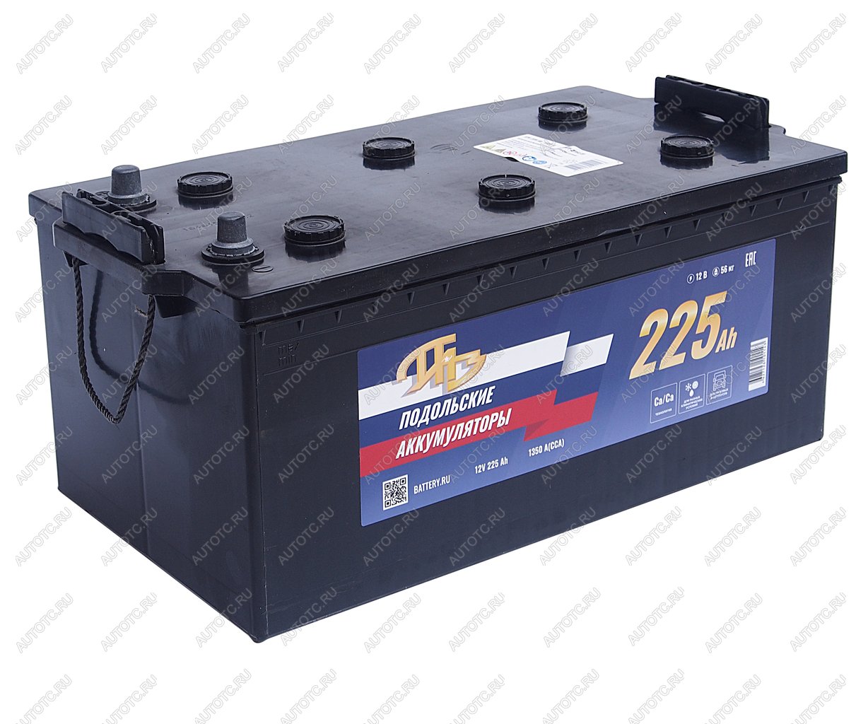 21 399 р. Аккумулятор ПОДОЛЬСК 225Ач обратная полярность ПОДОЛЬСК 6ст225(3)  с доставкой в г. Вологда