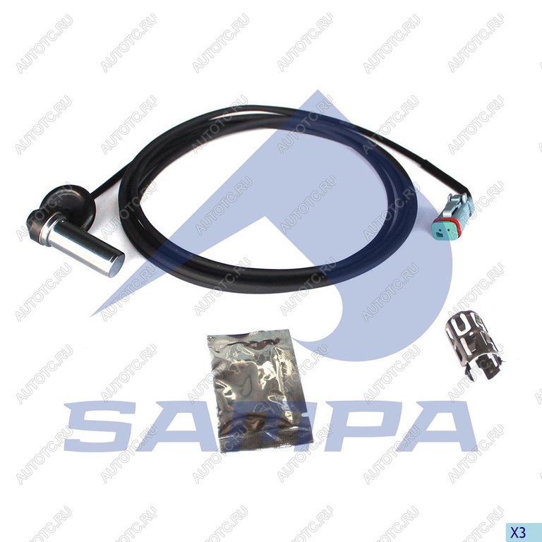 1 539 р. Датчик АБС VOLVO FH,FM угловой SAMPA SAMPA 091.418  с доставкой в г. Вологда