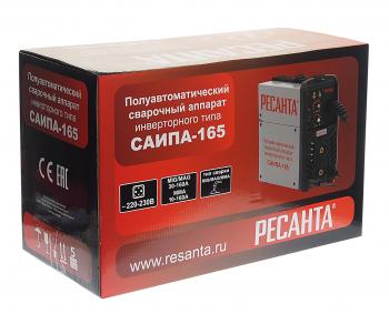15 749 р. Аппарат сварочный 6.2кВт 30-160А d=0.6-0.8 инвертор полуавтомат РЕСАНТА РЕСАНТА саипа-165с  с доставкой в г. Вологда. Увеличить фотографию 4