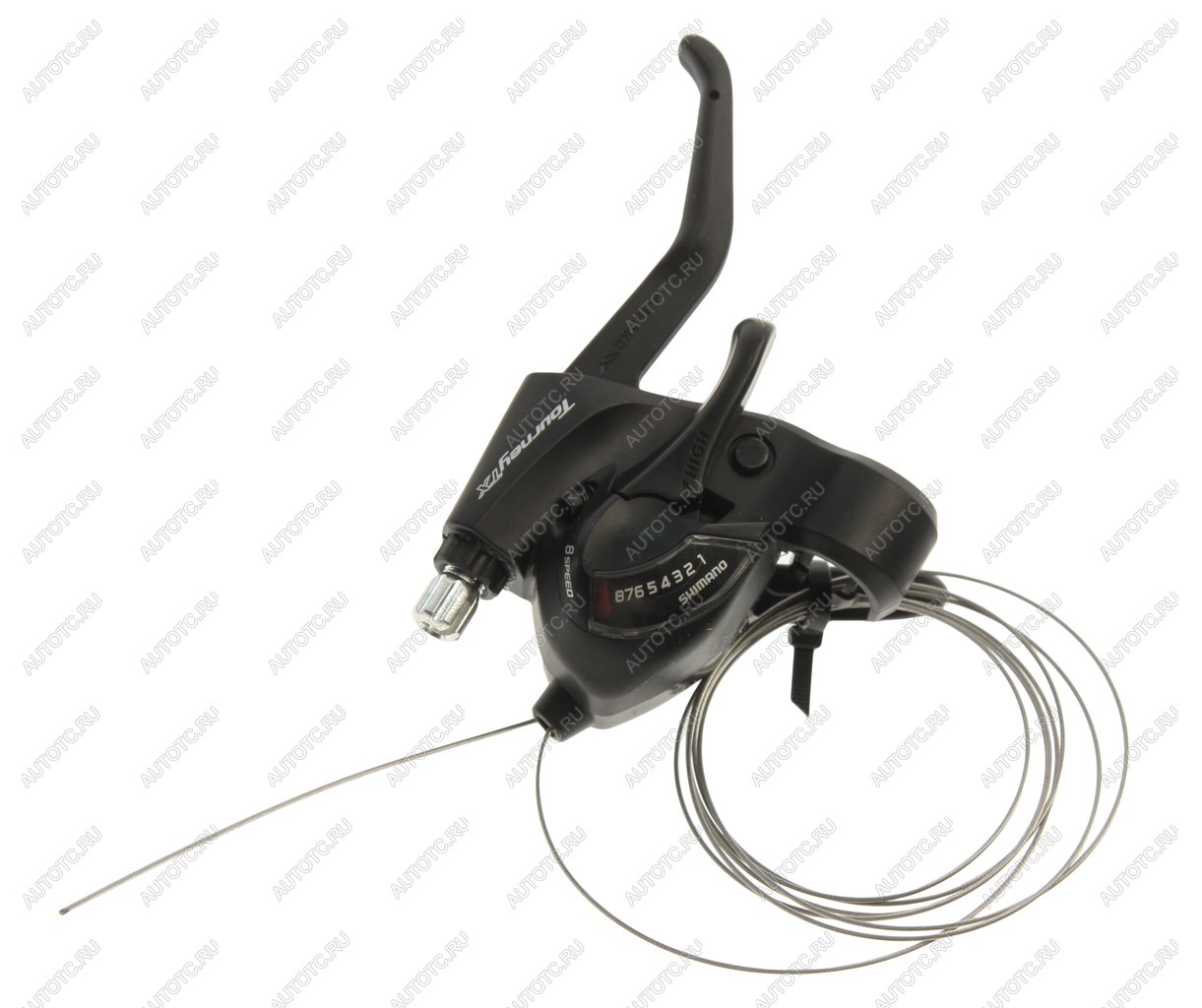 1 759 р. Шифтер велосипедный скоростной левый (8 скоростей) Tourney SHIMANO SHIMANO st-tx800-8r  с доставкой в г. Вологда