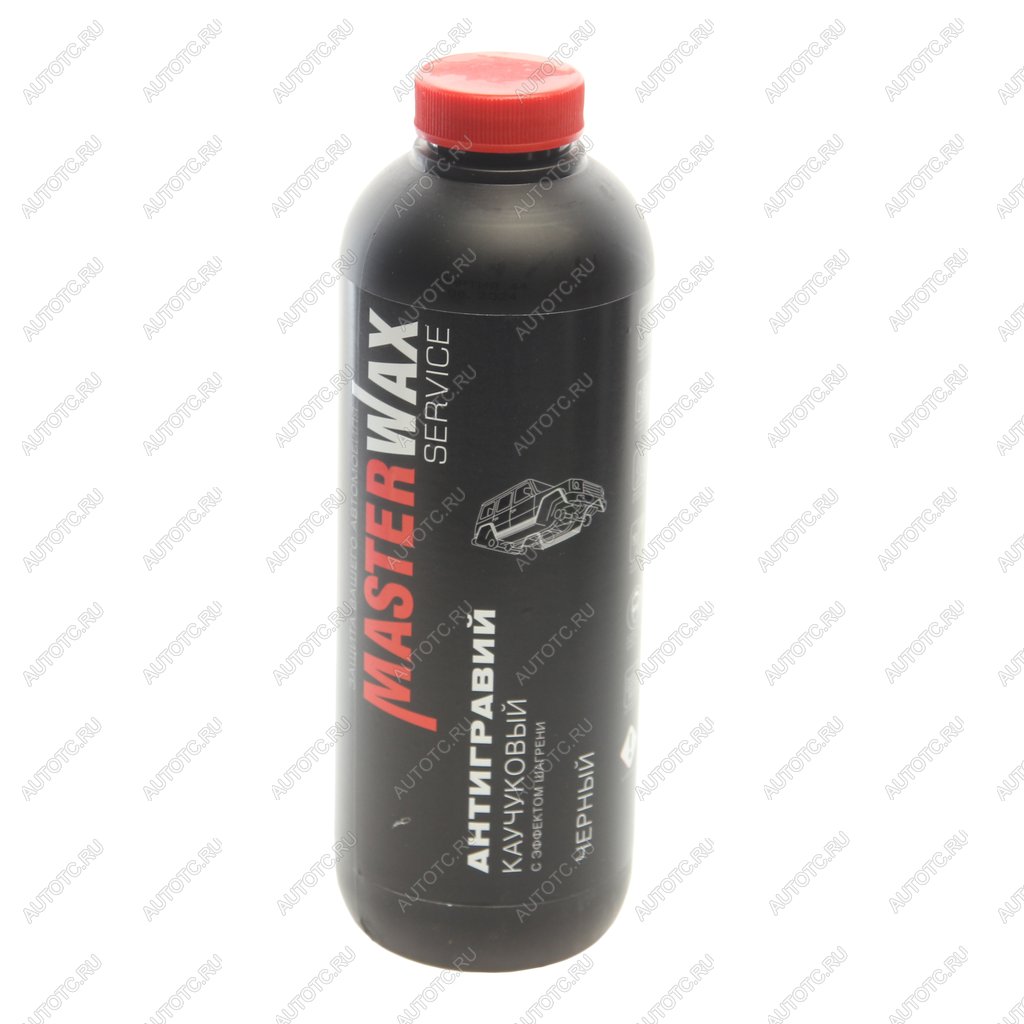 719 р. Антигравий черный 1л с эффектом шагрени в пластике MASTERWAX MASTERWAX mw030702  с доставкой в г. Вологда