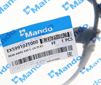 2 899 р. Датчик АБС KIA Optima (10-) колеса заднего левого MANDO MANDO ex599102t000 MANDO ex599102t000  с доставкой в г. Вологда. Увеличить фотографию 2