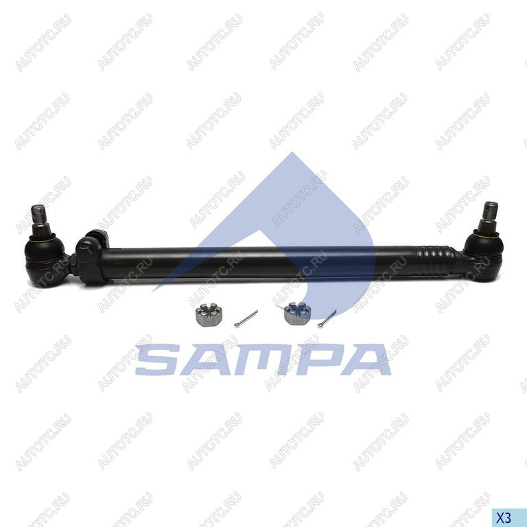 5 649 р. Тяга рулевая VOLVO FH продольная SAMPA SAMPA 097.1032-01  с доставкой в г. Вологда