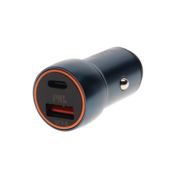 Устройство зарядное в прикуриватель 1USB + 1 Type C 12V HOCO HOCO z46a blue