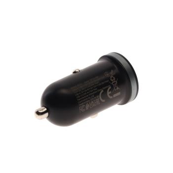 319 р. Устройство зарядное в прикуриватель 1USB + 1 Type C 12V BOROFONE BOROFONE bz22 black  с доставкой в г. Вологда. Увеличить фотографию 3
