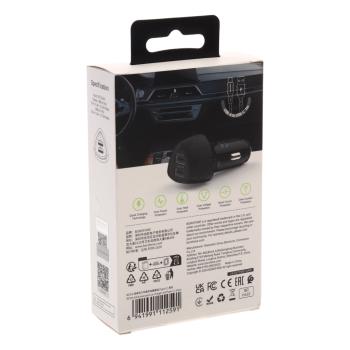 282 р. Устройство зарядное в прикуриватель 2USB 12V BOROFONE BOROFONE bz31a black  с доставкой в г. Вологда. Увеличить фотографию 5