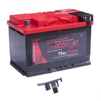 10 199 р. Аккумулятор UNICORN Red 75Ач UNICORN 6ст75(1)  с доставкой в г. Вологда. Увеличить фотографию 2