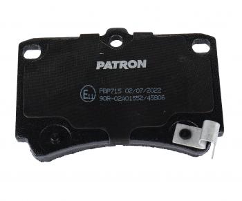1 249 р. Колодки тормозные передние (4шт.) PATRON Mazda 121 (1996-2003)  с доставкой в г. Вологда. Увеличить фотографию 2