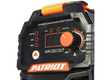 14 449 р. Аппарат сварочный 10.7кВт 20-230А d=1.6-6.0 140-240В инвертор PATRIOT PATRIOT wm260dvt   с доставкой в г. Вологда. Увеличить фотографию 7