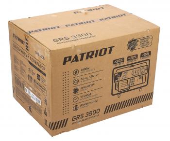 28 449 р. Бензогенератор 2.8кВт 4такт. расх.= 1.956лч. бак=15л PATRIOT PATRIOT grs 3500  с доставкой в г. Вологда. Увеличить фотографию 6
