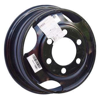 8 799 р. Диск колесный ГАЗ-3307,3309 ПАЗ-3205 (6 шпилек) без кольца чёрный (ОАО ГАЗ) GAZ 3307-3101015-10  с доставкой в г. Вологда. Увеличить фотографию 2