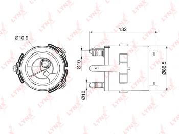 Фильтр топливный TOYOTA Avensis (03-08) LYNX LYNX lf998m