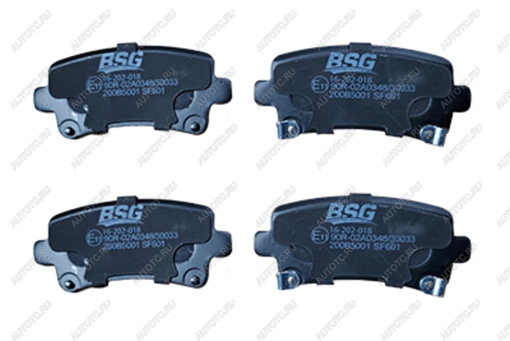1 359 р. Колодки тормозные задние (4шт.) BSG Opel Insignia A дорестайлинг седан (2008-2013)  с доставкой в г. Вологда