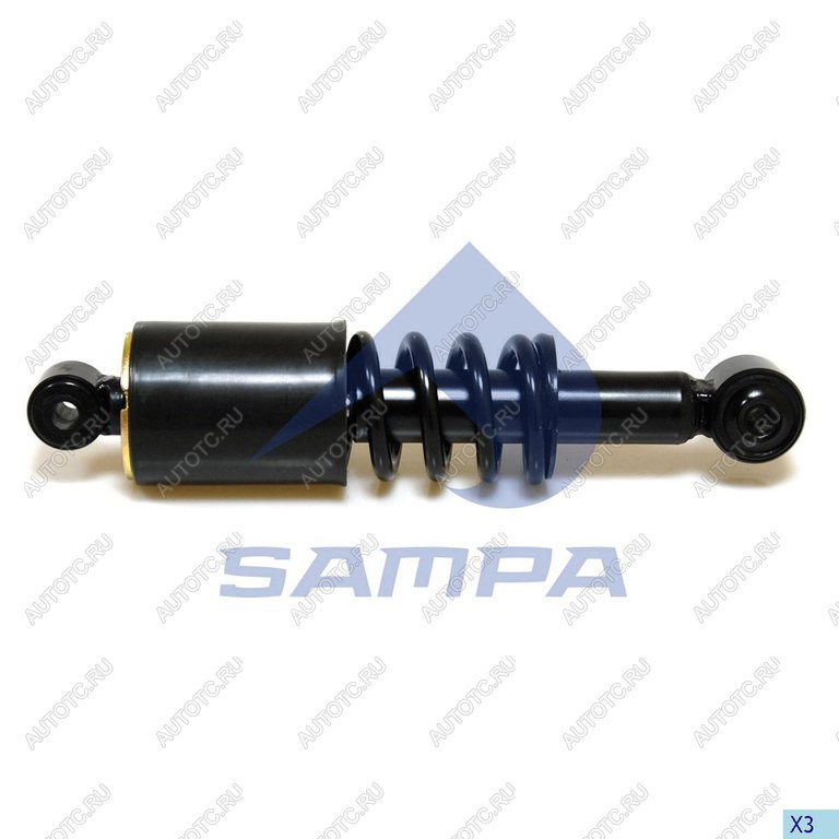 2 799 р. Амортизатор MAN TGA кабины задний с пружиной (252349 OO) SAMPA SAMPA 020.295-01  с доставкой в г. Вологда