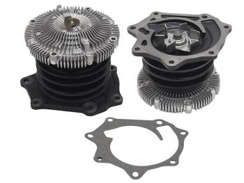 Насос водяного охлаждения с вискомуфтой NISSAN PATHFINDER R50 TD27ETI 97-04TERRANO R20 TD27T 93-07 GMB GWN-65AF