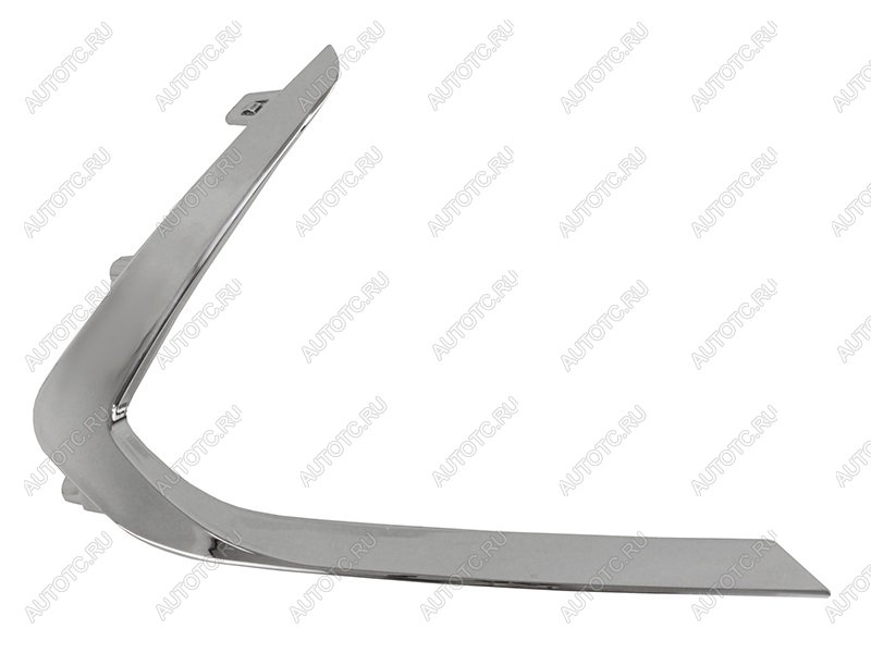 1 399 р. Правый молдинг переднего бампера SAT Hyundai Sonata DN8 (2019-2022) (хром)  с доставкой в г. Вологда