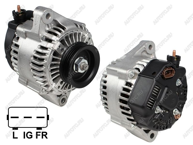 11 449 р. Генератор HONDA CR-V RD1/RD3 2.0 95-02 B20B/B20Z1 12V 95A SAT ST-85-0070, st850070 SAT ST-85-0070  с доставкой в г. Вологда