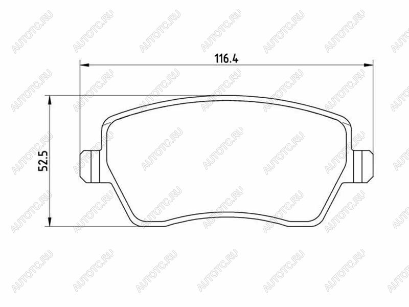 2 789 р. Колодки тормозные передние BREMBO Nissan Almera G15 седан (2012-2019)  с доставкой в г. Вологда