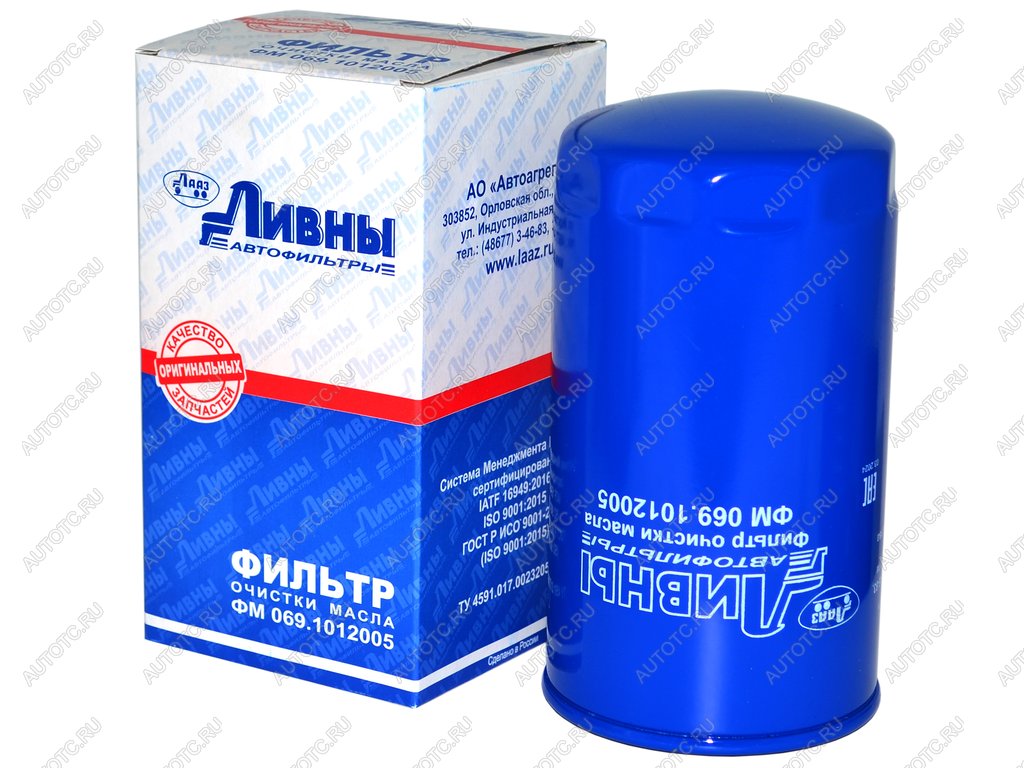 1 299 р. Фильтр масляный SITRAK HOWO дв.WD615,WP10,D10 Ливны ЛИВНЫ фм 069.1012005  с доставкой в г. Вологда