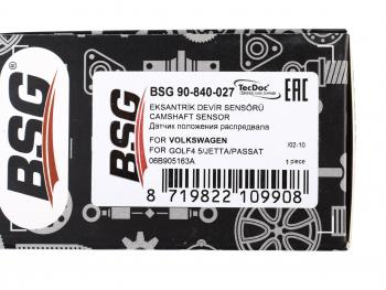 1 139 р. Датчик положения распредвала VW Passat (00-05) BSG BSG bsg90840027  с доставкой в г. Вологда. Увеличить фотографию 5