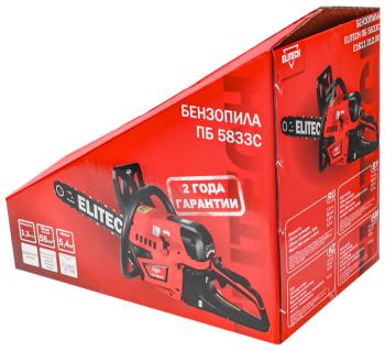 13 799 р. Бензопила 3.3 л.с. 45см 72 зуба ELITECH ELITECH пб 5833c  с доставкой в г. Вологда. Увеличить фотографию 14