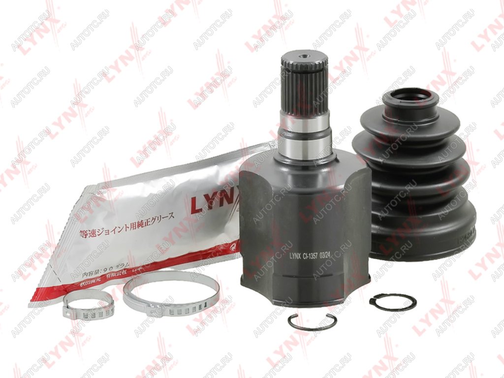 4 299 р. ШРУС внутренний FORD Mondeo (07-15) (2.3) левый комплект АКПП LYNX LYNX ci1357  с доставкой в г. Вологда