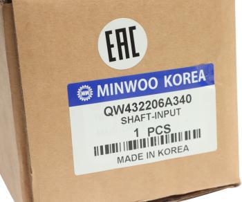 12 899 р. Вал КПП HYUNDAI HD120,AeroTown дв.D6DA1622 (KH10) первичный MINWOO MINWOO qw43220-6a340  с доставкой в г. Вологда. Увеличить фотографию 5