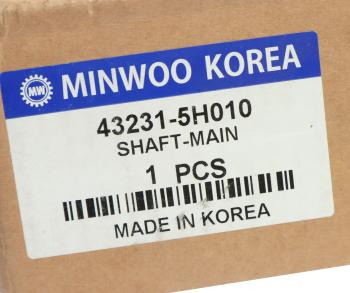 11 599 р. Вал КПП HYUNDAI HD65,72,78,County дв.D4DB,D4DD (M035S5) вторичный MINWOO MINWOO 43231-5h010  с доставкой в г. Вологда. Увеличить фотографию 5