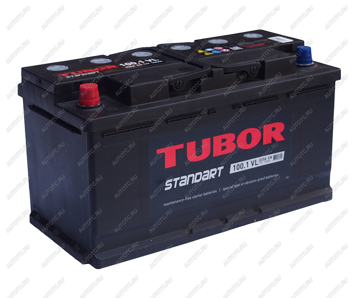 13 849 р. Аккумулятор TUBOR Standart 100Ач TUBOR 6ст100(1)  с доставкой в г. Вологда