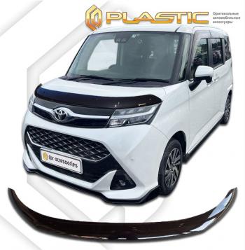 1 999 р. Дефлектор капота CA-Plastic  Toyota Tank (2016-2025) (серия Classic черный)  с доставкой в г. Вологда. Увеличить фотографию 2