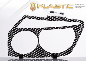 2 599 р. Защита фар CA-Plastic  Nissan Elgrand  2 (2004-2010) рестайлинг (серия Шелкография карбон серебро)  с доставкой в г. Вологда. Увеличить фотографию 2