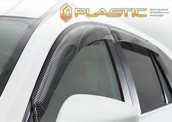 3 099 р. Дефлектора окон CA-Plastic  Great Wall Poer (2021-2025) (серия Comfort белая)  с доставкой в г. Вологда. Увеличить фотографию 2
